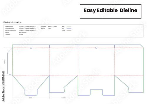 file boxes reverse tuck end dieline template box dieline die lines packaging custom dieline  box cardboard box dieline pizza box dieline printable product packaging layout,