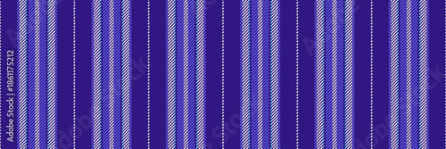 Fymmetry pattern vertical lines, curve texture vector stripe. Sarty fabric seamless textile background in indigo and white colors.