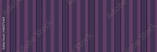 Satin fabric vertical pattern, dimensional vector textile seamless. Grunge background texture lines stripe in violet and pink colors.