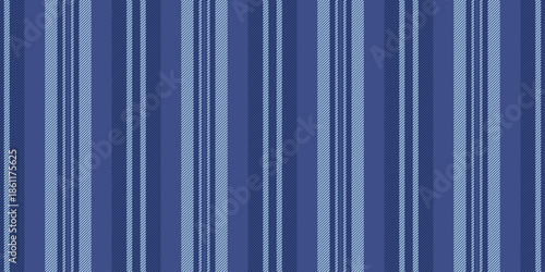Kraphic fabric pattern vertical, commercial background lines seamless. Vit texture stripe textile vector in blue and light colors.