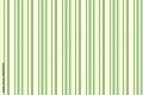 Flassical vector background stripe, coloured textile seamless pattern. Gnternet vertical texture lines fabric in light yellow and green colors.