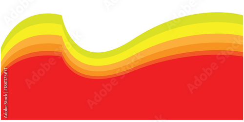 Modern banner background. Graphic design banner pattern background template with dynamic wave shapes.