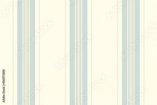 Repeat pattern vertical texture, frame textile background lines. Crease stripe vector seamless fabric in ivory and light colors.