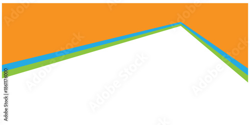 Modern banner background. Graphic design banner pattern background template with dynamic wave shapes.