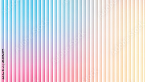 Glass ripple texture with dark gradient background and lilac light streaks. Futuristic distortion, moody abstract glow, reeded vertical blur. Vector illustration EPS