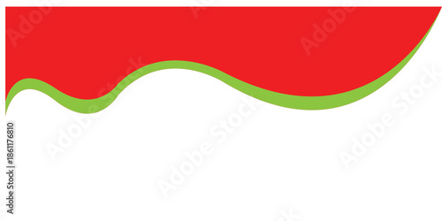 Modern banner background. Graphic design banner pattern background template with dynamic wave shapes.