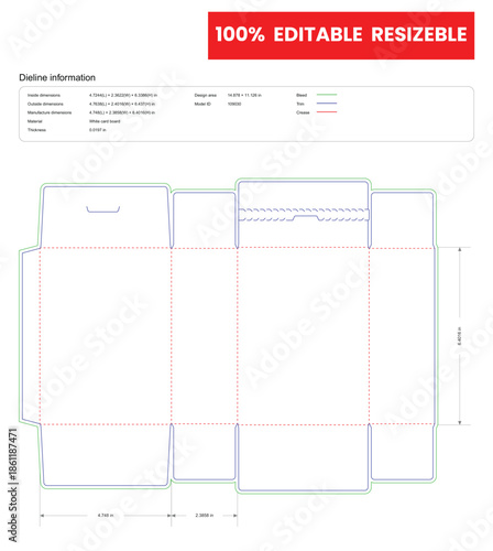 tuck end boxes zipper dieline template box dieline die lines packaging custom dieline  box cardboard box dieline pizza box dieline printable product packaging layout,