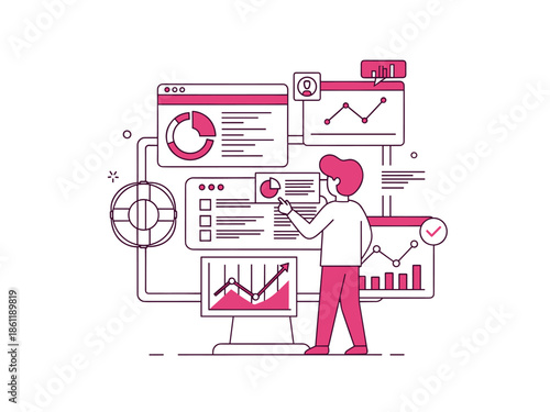 Mastering SEO with Vector Illustrations