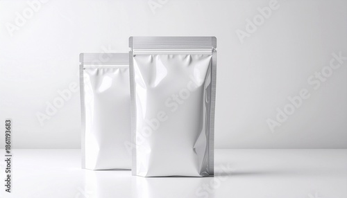 Stand Up Pouch Mockup for Food Packaging