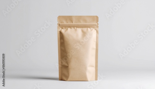 Stand Up Pouch Mockup for Food Packaging