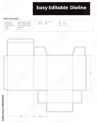 tuck end boxes twin arm cards dieline template box dieline die lines packaging custom dieline  box cardboard box dieline pizza box dieline printable product packaging layout,