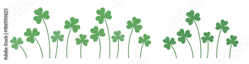 St. Patrick’s Day Shamrock Clover Plant Flat Vector Illustration.
Green Shamrock Clover Plants, Lucky Irish Flat Vector Design.
Shamrock Clover Leaves Spring Plant Flat Vector Illustration.