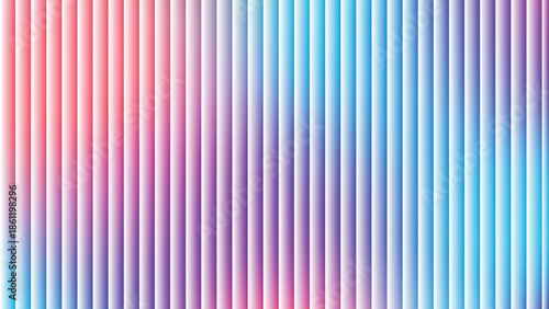 Glass ripple texture with dark gradient background and lilac light streaks. Futuristic distortion, moody abstract glow, reeded vertical blur. Vector illustration EPS
