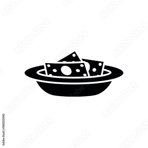 Cheese Slices in a Bowl.