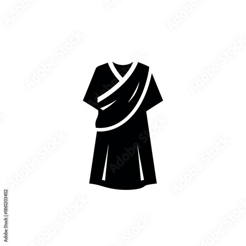 Traditional Greek Toga Icon.