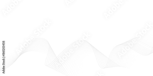 Abstract white and grey smooth element swoosh speed wave modern stream transparent background.