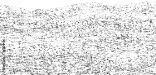 Black and white abstract textured background with organic wavy lines and dots