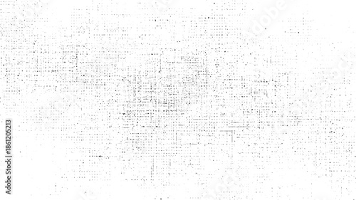 Black dots and lines on white background abstract texture