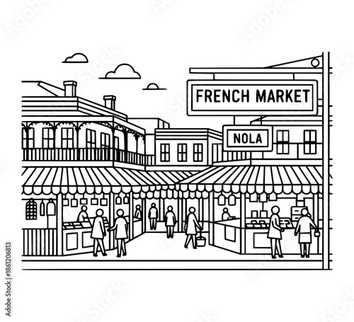 French Market, LA