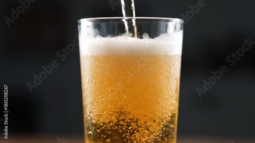 Wallpaper Mural Beer Being Poured into a Glass. Torontodigital.ca