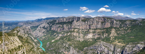 Panorama of the Verdon Canyon