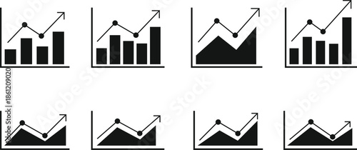 Graphical representation of trends Vector