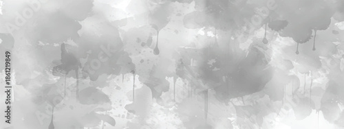 Monochrome Ink and Mist Background with Fluid Shapes and Dreamlike Flow