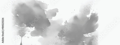 Dark Misty Ink Wash Background with Dreamy Motion and Soft Transitions