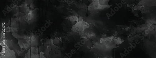 Dark Cloudy Ink Abstract Texture with Atmospheric Depth and Mood