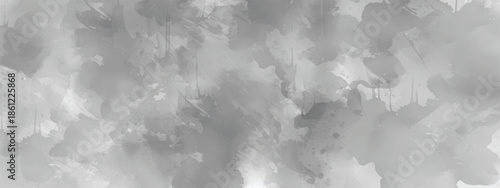 Dark Ink and Smoke Abstract Background with Soft Layered Textures