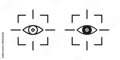 Eye tracking icon