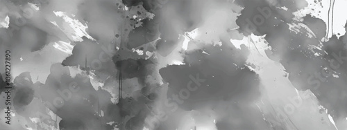 Dark Atmospheric Abstract Texture with Fog Ink and Mysterious Depth