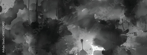 Grayscale Smoke Inspired Abstract Background with Atmospheric and Artistic Feel