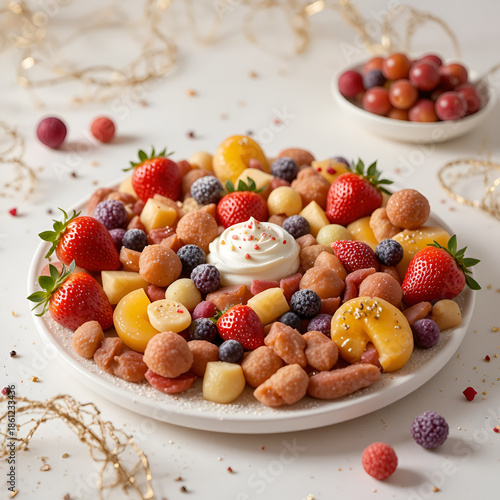 fruit salad in a bowl