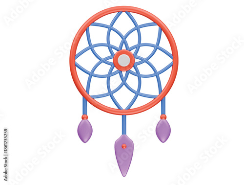 dream catcher icon 3d illustration render