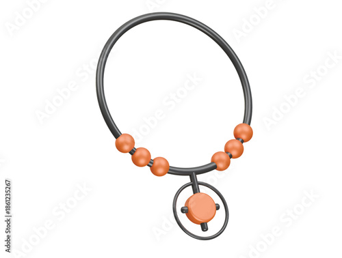 amulet icon 3d illustration render