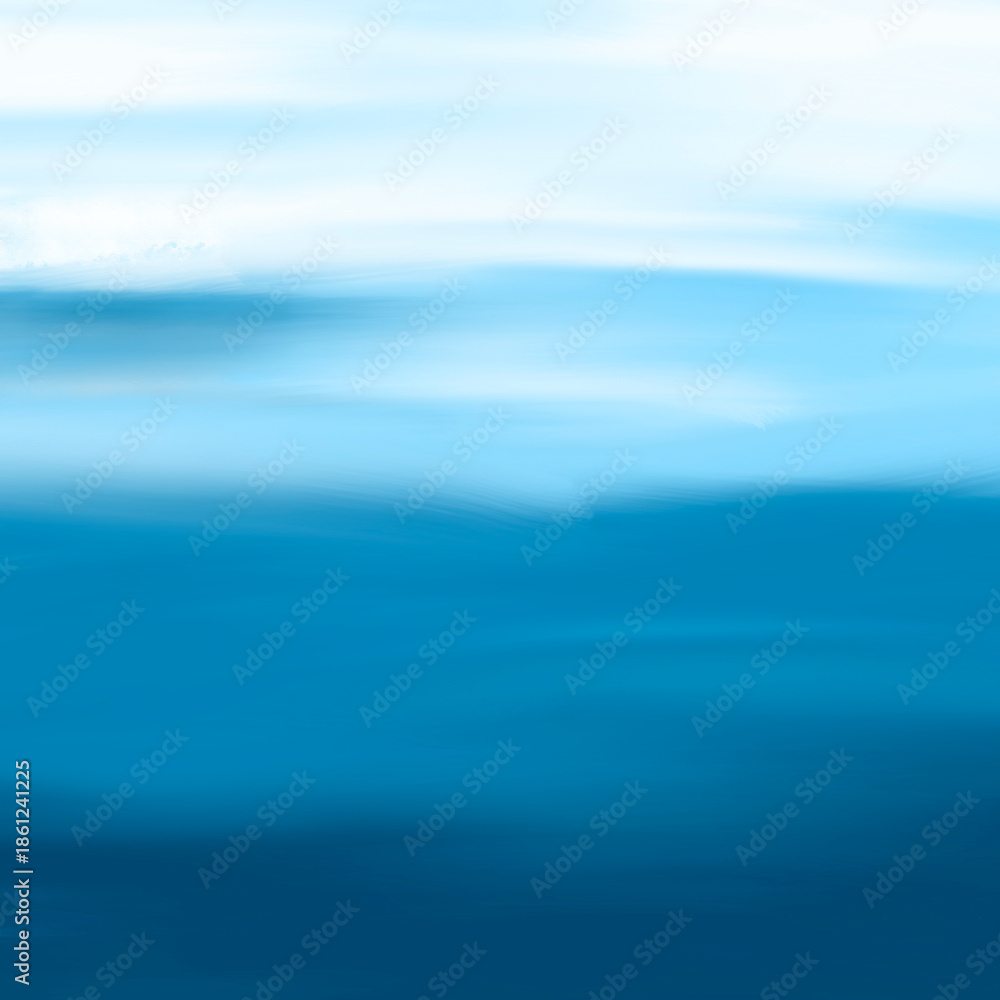 Fototapeta premium blue water ocean paint background