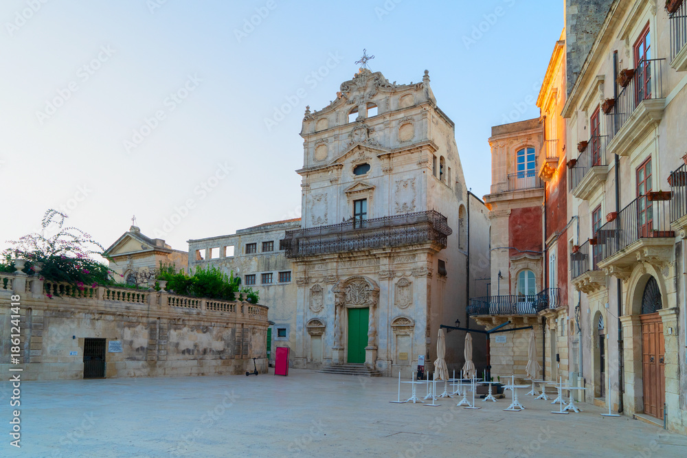 Fototapeta premium Syracuse old town, Sicily Italy