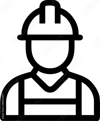 industry construction icon, industrial construction equipment, hardhat, construction worker, crane, excavator, forklift, safety cone, safety sign, ladder, hammer, drill, wrench, bricks, trowel, paint 