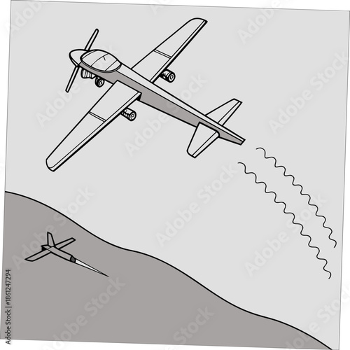 Advanced air defense platform engaging hostile drone