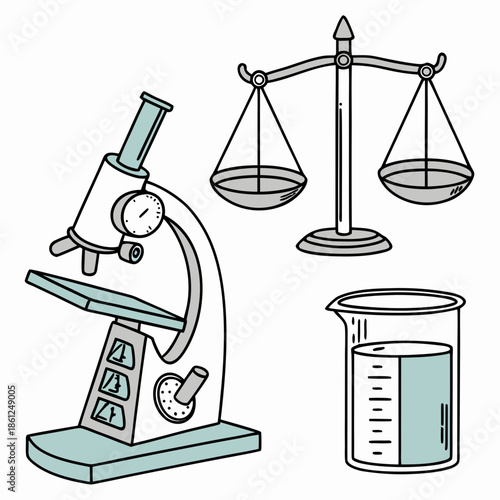 Φωτογραφία Scientific equipment display
