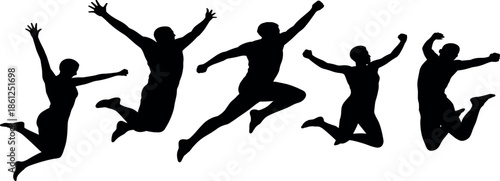 A vibrant close-up of a diverse group of joyful friends sharing a celebratory moment outdoors under a bright blue sky