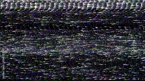 Audio distortion creates unique patterns in a static screen in real time