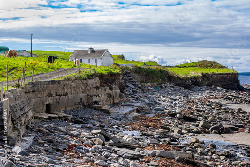 A farm cottage on the beautiful Atlantic coastline that is West Clare in the Republic of Ireland.