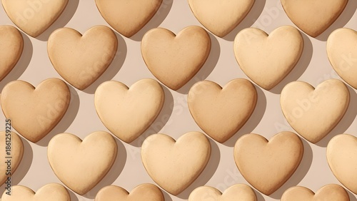 ハート形のクッキーの壁紙