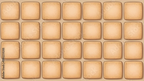 四角いクッキーの壁紙