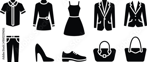 fashionable clothing and accessories on display for retail inspiration