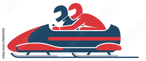 White down filled sleeping bag for cold weather camping Isolated transparent background ( include cut-out PNG file )