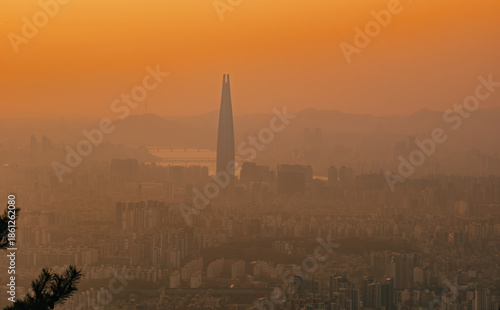 Seoul City Sunset, South Korea