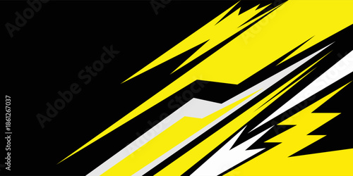 Background car decal warp design vector